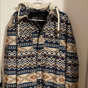 Men's Patterned Ski Jacket